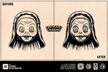 Load image into Gallery viewer, Crescent Charms