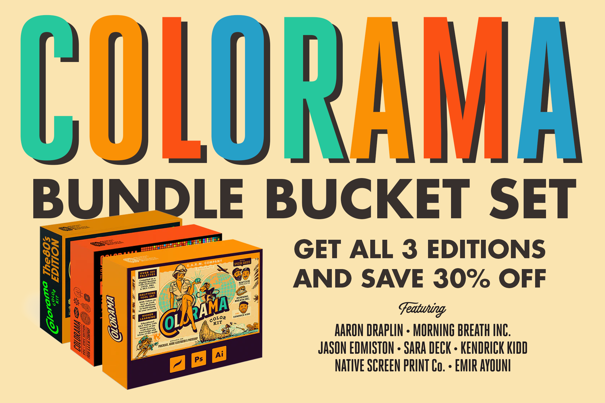 Colorama 51 Piece Coloring Kit