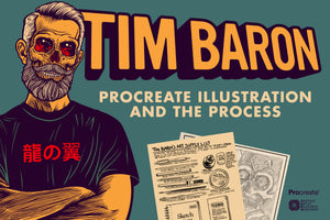 Tim Baron - Procreate Illustration & The Process