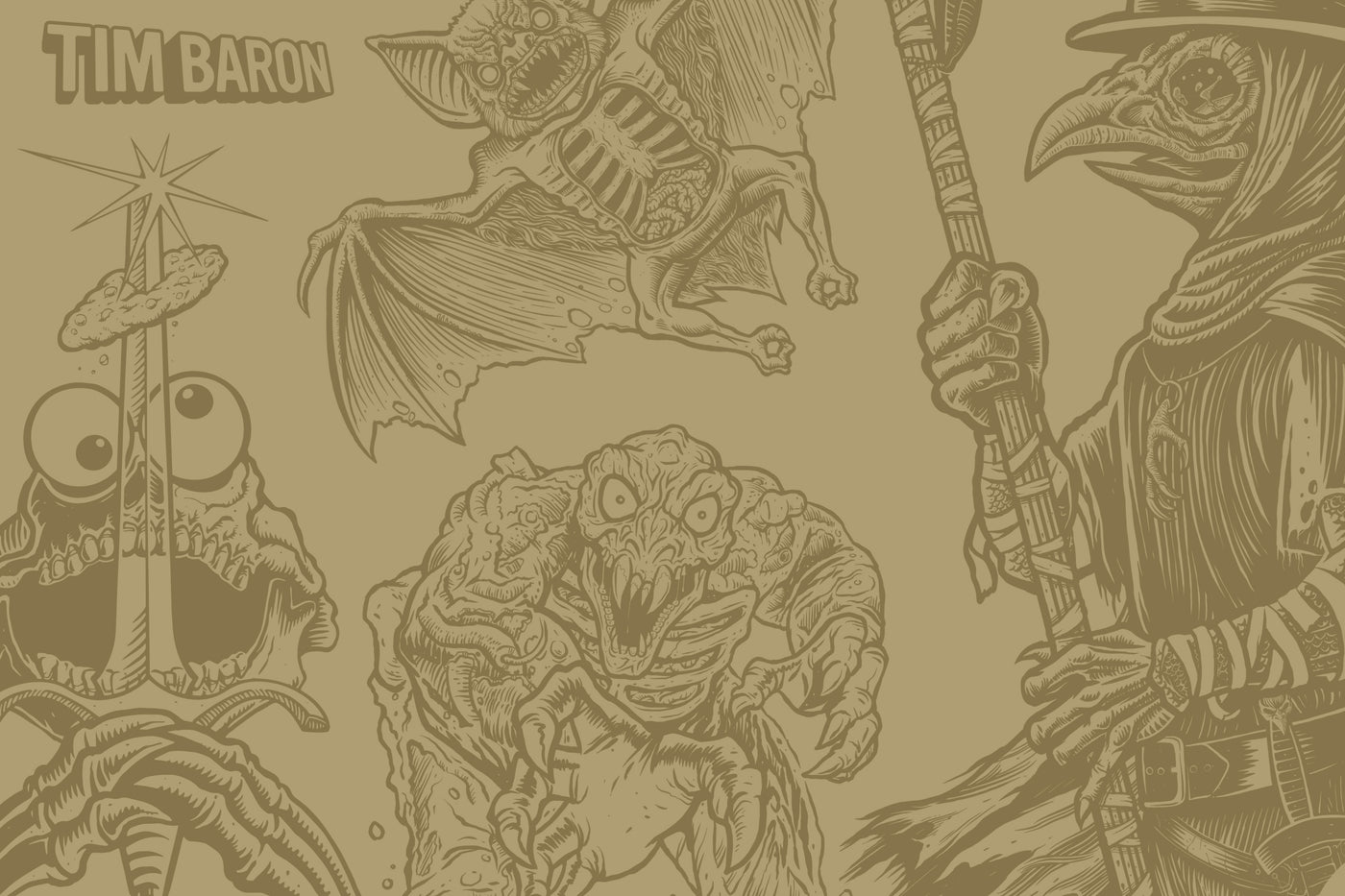 Tim Baron - Procreate Illustration & The Process