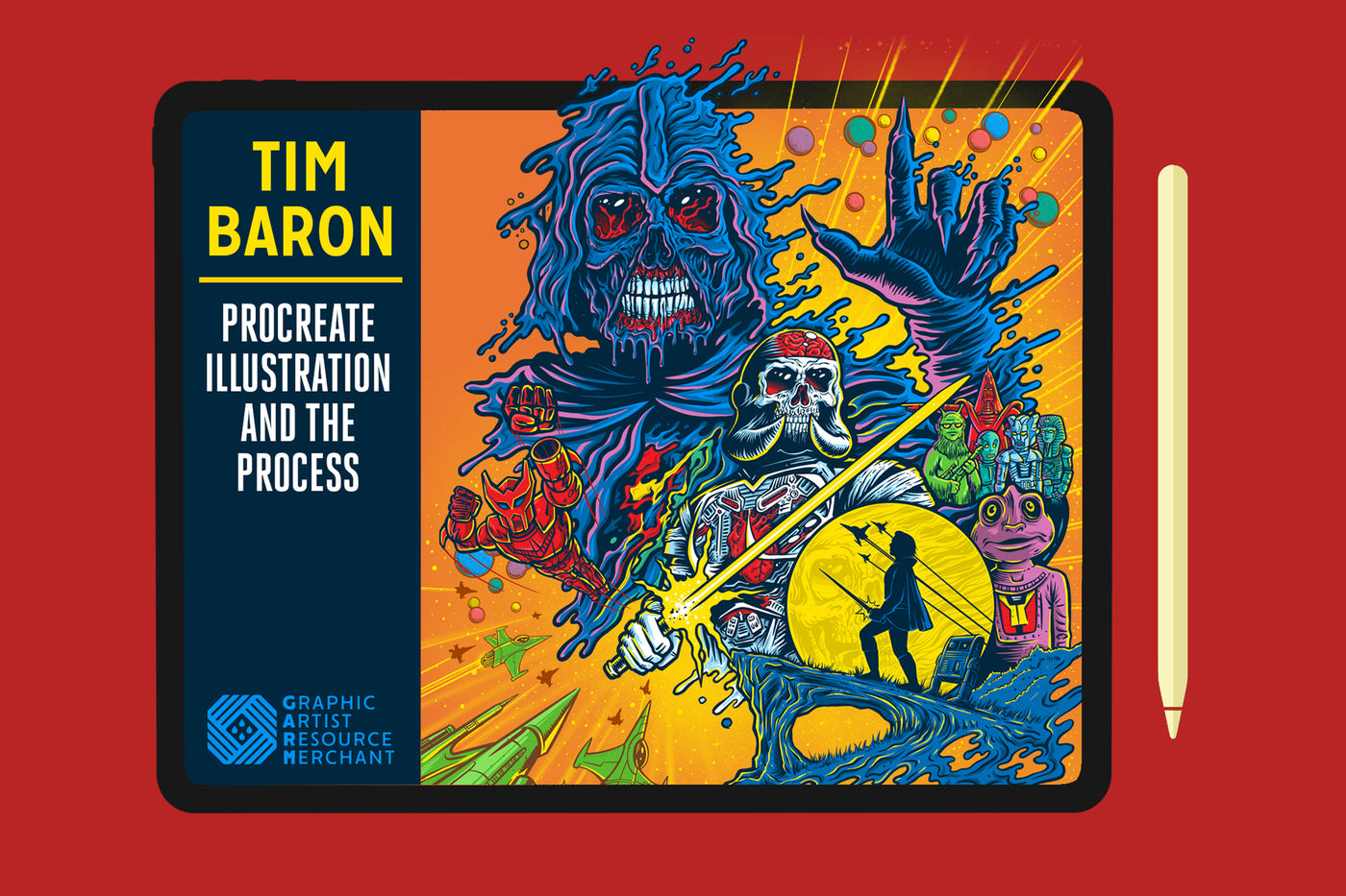 Tim Baron - Procreate Illustration & The Process